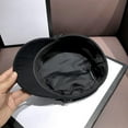 thumbnail image 5 of YooGuoGuo Womens Cute Cadet Flat Top Chauffeur Military Corps Visor Sun Cap Newsboy Hat, 5 of 9