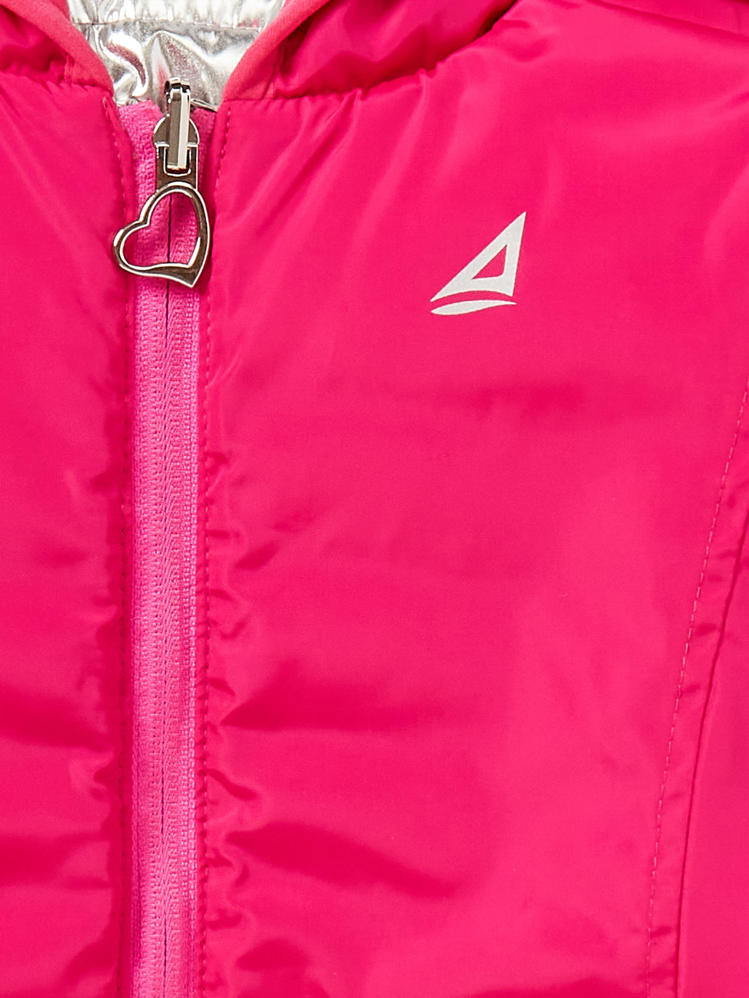 Atlantis Girls Reversible Puffer Jacket, Sizes 4-14 - image 4 of 4