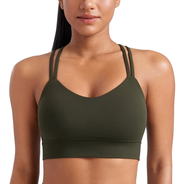 Top Deportivo CRZ YOGA Butterluxe con Copas Moldeadas Oliva XL