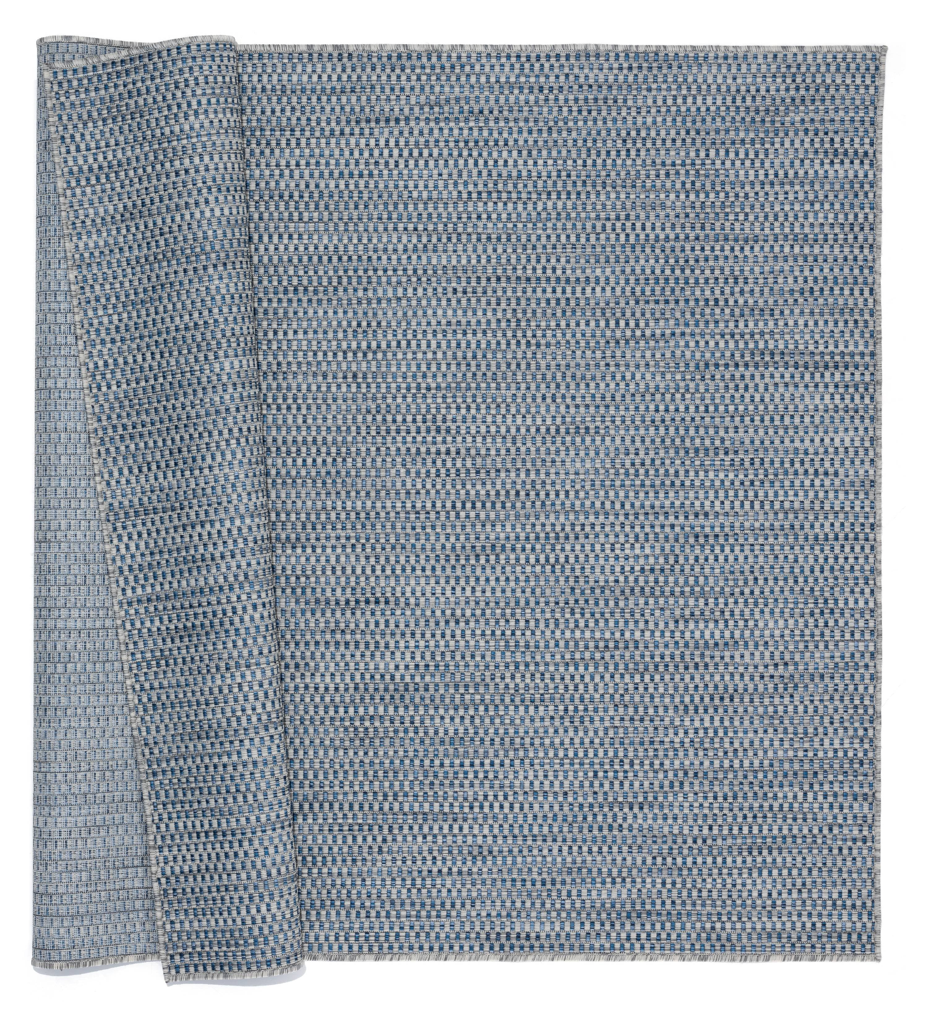 United Weavers Mali Attara Contemporary Geometric Area Rug, Blue, 5'3" x 7'6"