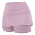thumbnail image 6 of Shorts for Women, Shorts for Summer,Women's Color Mid-Waist Skirt Pants Sports Casual Shorts Bottoming Skirt Pants,Skirts for Women, 6 of 6