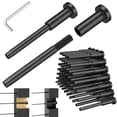thumbnail image 1 of CKE 50 Pack Black Invisible Cable Railing Kit, T316 Stainless Steel Swage Tensioner Terminal for 1/8" Cable Railing System, Invisible Receiver and Stud End Hardware, 1 of 8