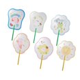 thumbnail image 1 of 6Pieces Multifunctional DIY Transparent Fan Handheld Unfinished Blank Painting Fans Handicrafts Children Graffiti Fans frosted matte, 1 of 4
