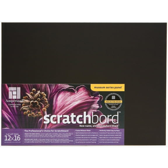 Ampersand Art Scratchbord, 12" x 16"