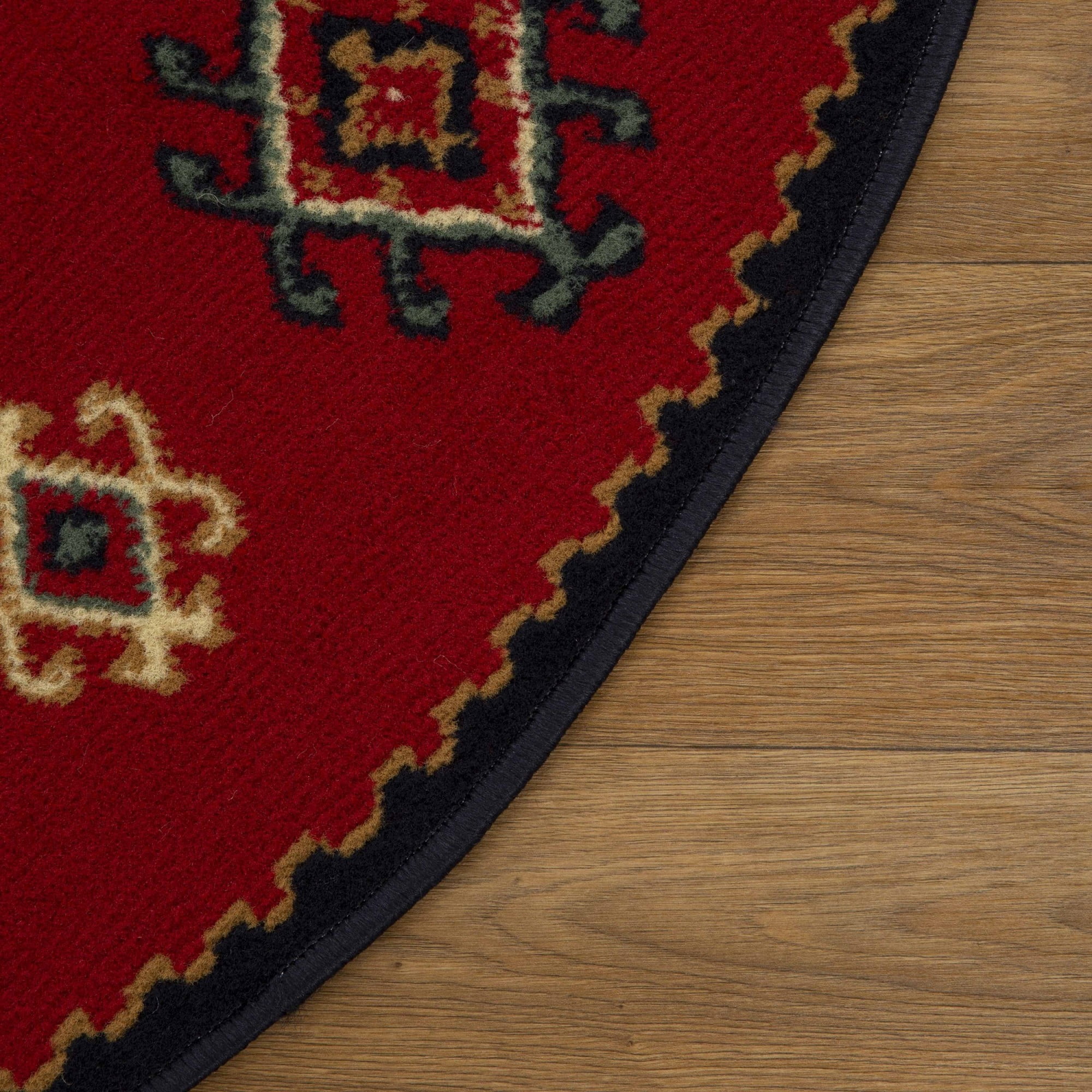 Impressions Floral Geometric Ikat Area Rug, 5' x 5'