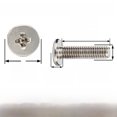 thumbnail image 1 of Tornillo de cabeza plana Phillips M2/M3 niquelado Tornillo de cabeza plana grande M4 Tornillo de cabeza plana grande para computadora M5/M6 100 piezas, 1 of 3