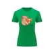 thumbnail image 2 of Playera Blusa De Capibara Comiendo Pizza Ropa Divertida Para Mujer Capibara Color Verde Talla Chica Marca Emil SaEs, 2 of 4