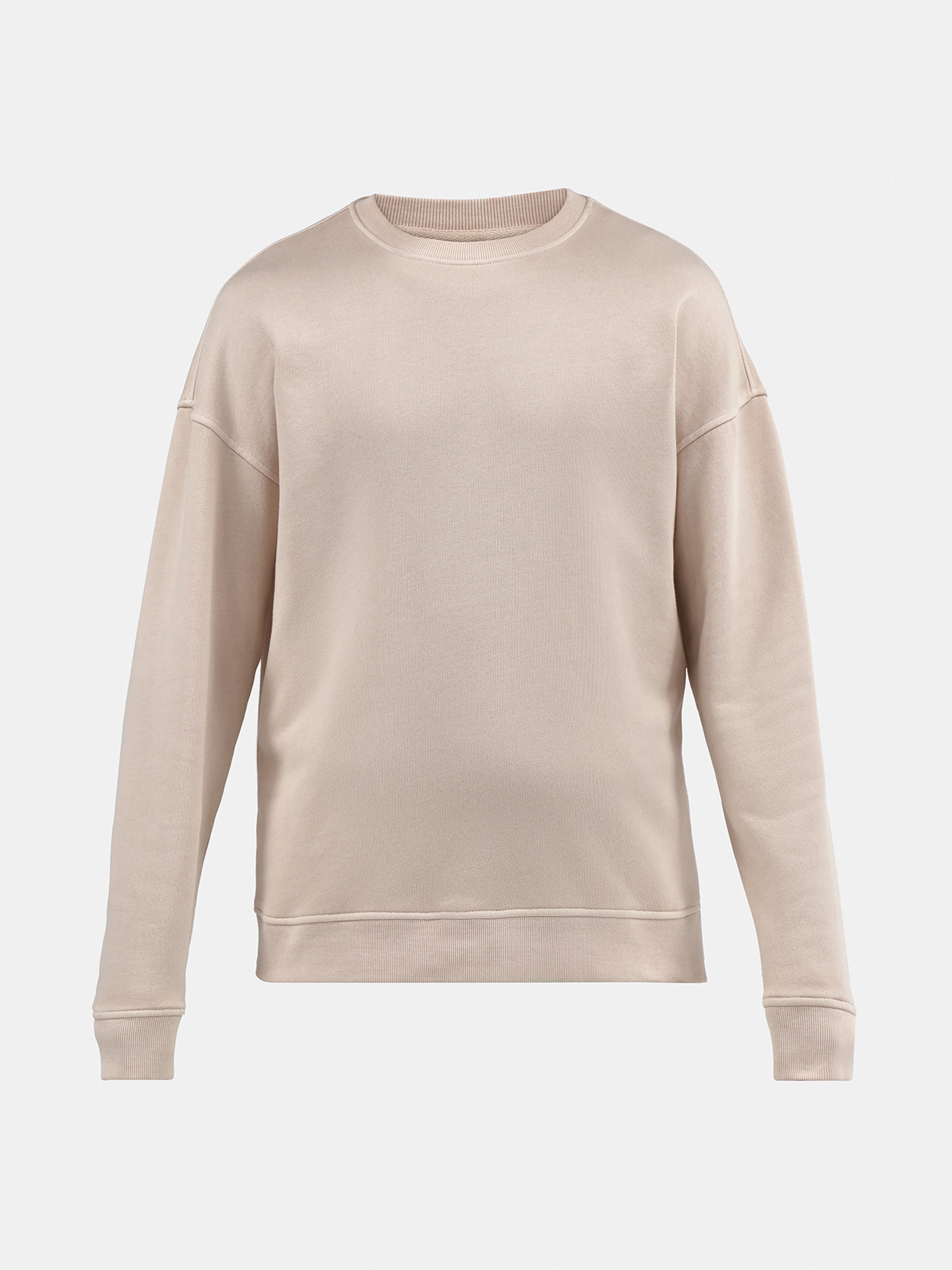 No Boundaries All Gender Fleece Crewneck Sweatshirt with Long Sleeves, Men's and Big Men’s