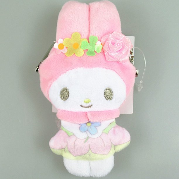 Sanrios Kitty My Melody Cinnamoroll LittleTwinStars-monedero creativo, bolsa colgante, muñeca Kawaii de Anime, regalo de cumpleaños para niños, 10cm