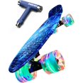 thumbnail image 1 of Skateboard Deleven 22 con ruedas LED, herramienta de skate para todas las edades, 1 of 7