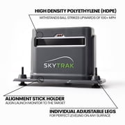 SkyTrak + حقيبة واقية - رمادي - ملحق للجولف من SkyTrak
