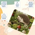 thumbnail image 3 of Alfombrilla de ratón con forma de erizo y hongo: superficie lisa, acolchado grueso y diseño ergonómico para juegos y uso en la oficina., 3 of 7