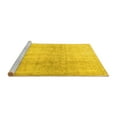 thumbnail image 2 of Ahgly Company Machine Washable Indoor Rectangle Persian Yellow Traditional Area Rugs, 8' x 12', 2 of 4