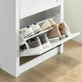 thumbnail image 4 of SoBuy FSR87-K-W, Shoe Cabinet Shoe Rack Shoe Storage Cupboard Organizer Unit with 1 Storage Compartment and 2 Drawers, 4 of 8