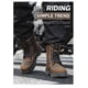 thumbnail image 2 of Botas de moto elegantes: diseño clásico, cómodas y transpirables, adecuadas tanto para desplazamientos diarios como para conducción informal.,Negro,36, 2 of 17