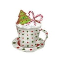 thumbnail image 3 of Medley, Elizabeth 12x12 Black Modern Framed Museum Art Print Titled - Gingerbread and a Mug Full of Cocoa II, 3 of 5