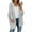 Gray, variant on Babysbule Winter Jackets for Women Clearance Women's Popcorn Long Sleeve Open Front Pockets Oversized Cardigan Sweater Coats