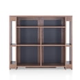 thumbnail image 3 of Furniture of America Jordie Rustic Multi-Storage Bar Table in Walnut Finish, 3 of 6