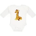 thumbnail image 3 of Inktastic Giraffe Boys or Girls Long Sleeve Baby Bodysuit, 3 of 5
