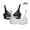 White, variant on WREESH 2 Pack Push-Up Bra Balconette Bra Women No Underwire Bras Gathering Bra Underwear Daily Bra Lace Bra Underwear Black