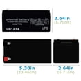 thumbnail image 2 of Batería UPG UB1234 12 V 3,4 Ah SLA 86482, 2 of 6
