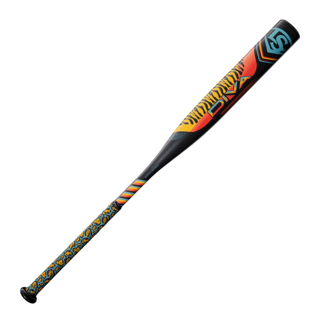 Louisville Slugger Diva Fastpitch Softball Bat, (-11.5), 27 in / 15.5 oz, Tiger Print, 2022