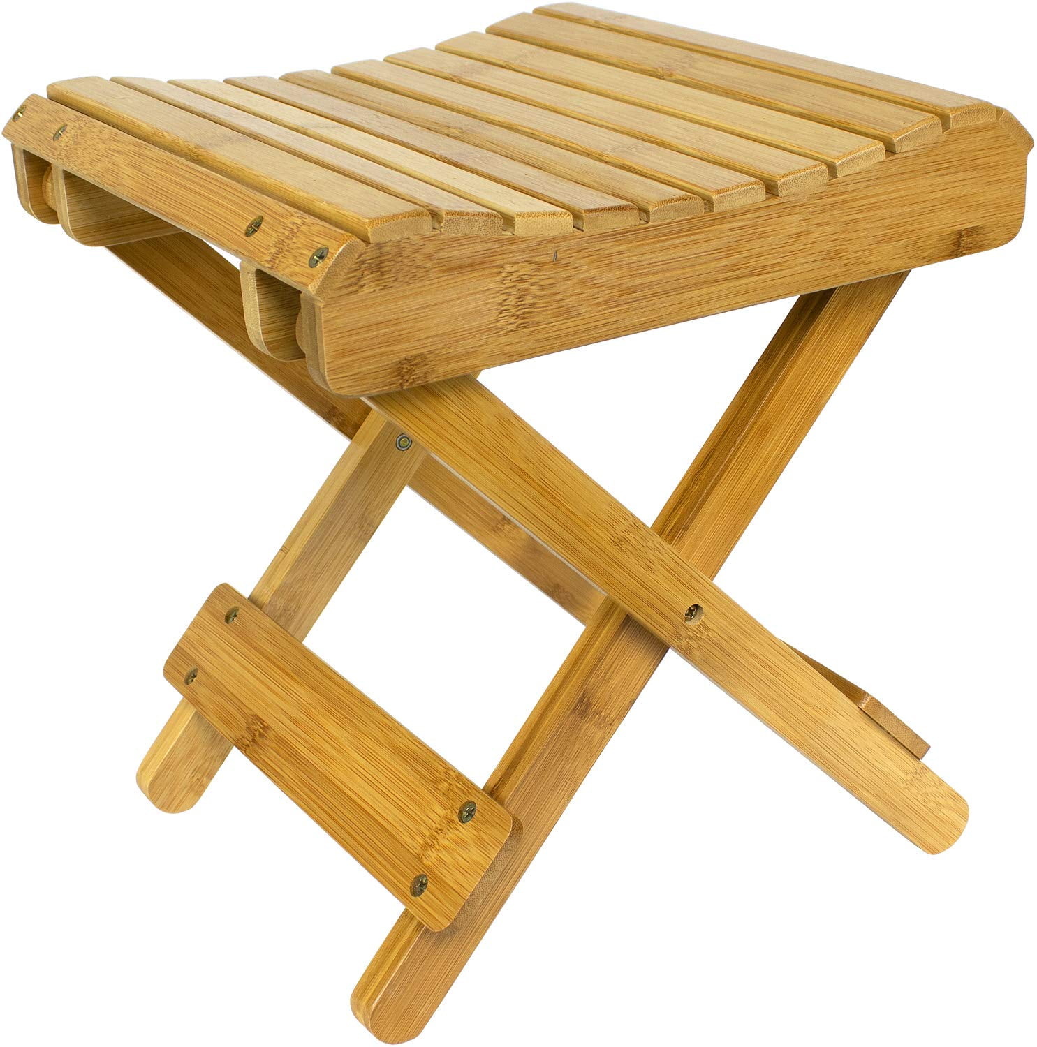 Teak Shower Bench Stool Wood Bath Spa Seat Bathtub Chair Heavy Duty Furniture 
