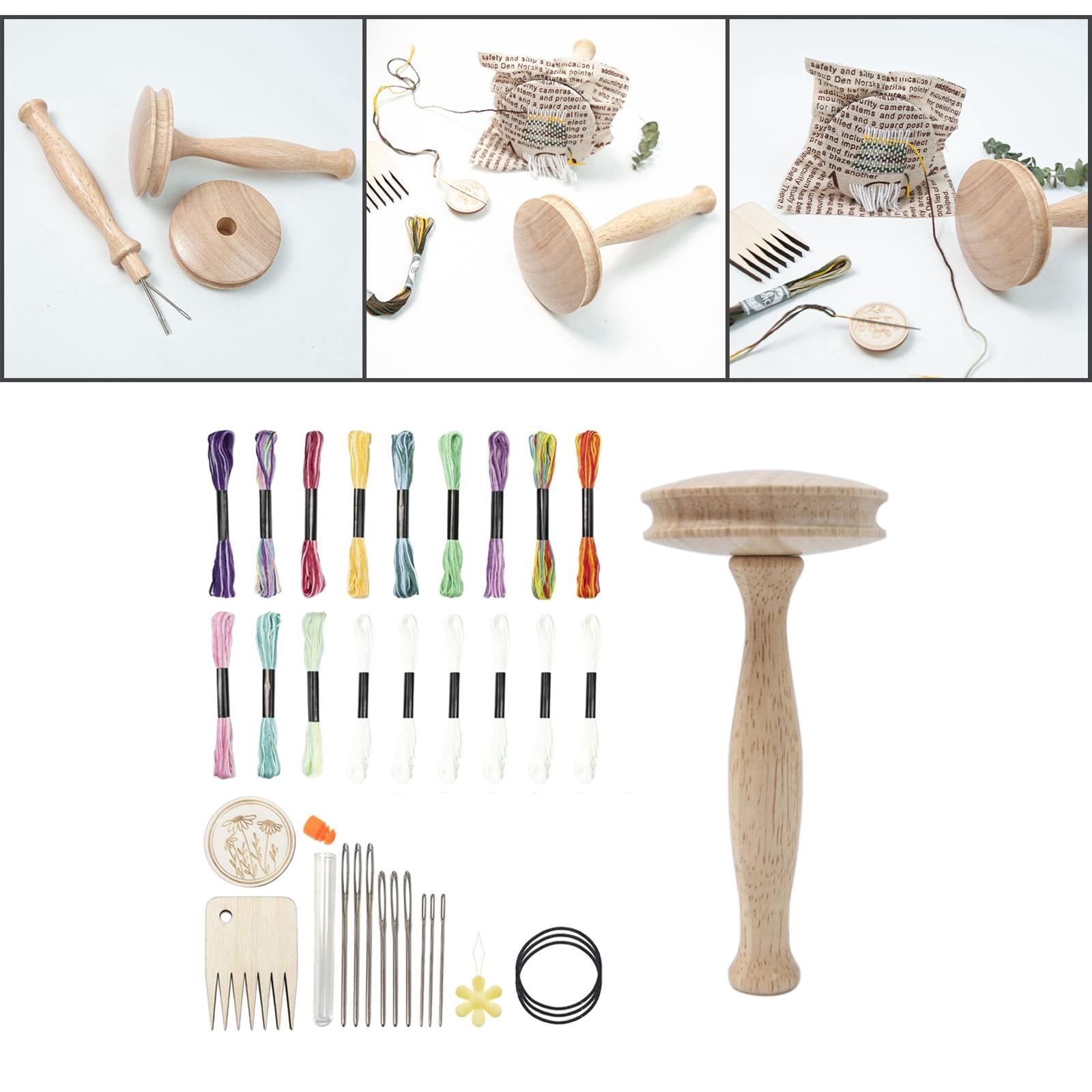 FVDPWYE Darning Supplies Set Wooden Darning DIY Compact Sewing Tool Cute for Sock Sewing
