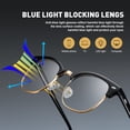 thumbnail image 3 of Gafas AOMASTE Vintage Half-Frame que bloquean la luz azul, 3 of 6