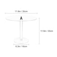 thumbnail image 3 of WIZUTIZ Acrylic Cake Stand Round Cake Stands For Dessert Table Clear Cupcake Stand For Birthday Party Candy Pizza Display Riser For Wedding Event Household Items for New Home Novelty up to 60% Off, 3 of 5