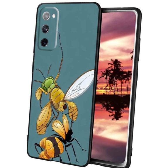 Bugs-Insects-42-63 Phone Case, Degined for Samsung Galaxy S20 Case Men Women, Flexible Silicone Shockproof Case for Samsung Galaxy S20