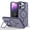 Dark Purple, variant on Kryonix For iPhone 16 Case - Built-in Camera Kickstand, Silky Feel & MagSafe-Compatible Protective Cover