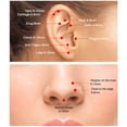 thumbnail image 5 of Turandoss Hypoallergenic Nose Ring for Women 20G Surgical Steel 14K Rose Gold Plated Hoop Small Rook Conch Piercing Jewelry 8mm Hinged Design for Women, 5 of 9