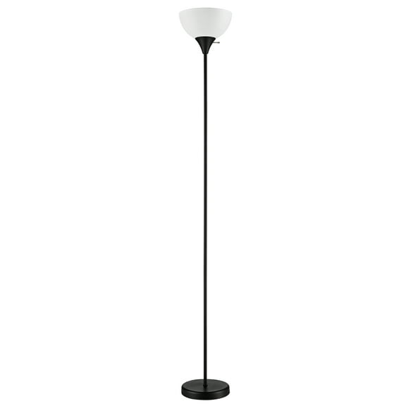 Mainstays 71-Inch Modern Design Black Floor Lamp with 3-Way Switch