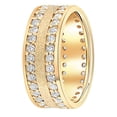 thumbnail image 2 of Pompeii 1 1/2ct Channel Set Diamond Eternity Ring 14K Yellow Gold (G/H,I1), 2 of 4