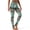 Aztec Pattern Teal, variant on SEANATIVE Women's Yoga Leggings Light Blue Leopard Print, XL