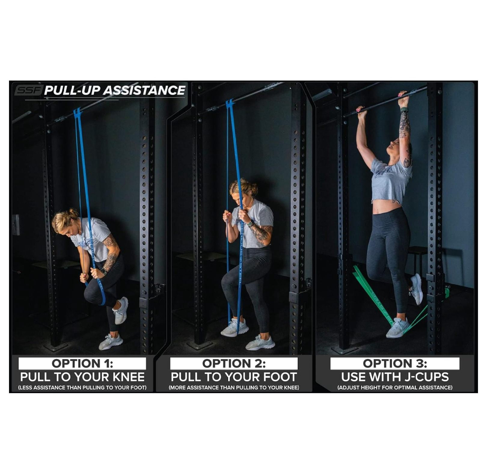 Serious Steel 41" Assisted Pull-up Band, Heavy Duty Resistance Band Sets, Stretching, Powerlifting, Resistance Training and Pull Up Assistance Bands
