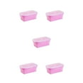 thumbnail image 3 of Guardoinrt Boîte de Conservation Scellée Aliments Frais et Sécurisé avec Récipient en Silicone Déjeuner Rose 1200ml 5Set, 3 of 6