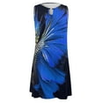 thumbnail image 2 of Vedolay Dresses For Women 2023 Women's Retro Ruffle Style Slim Work Pencil Dress,Blue M, 2 of 5
