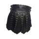 thumbnail image 4 of Falda escocesa utilitaria para cosplay de hombre, regalo único para accesorios de fotos de clubes. negro, 4 of 9