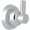 Silver, variant on Perrin And Rowe U.6421 Holborn Robe Hook - Nickel