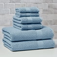 thumbnail image 7 of Better Homes & Gardens Signature Soft Popcorn Texture Bath Towel,Blue Silver, 7 of 7