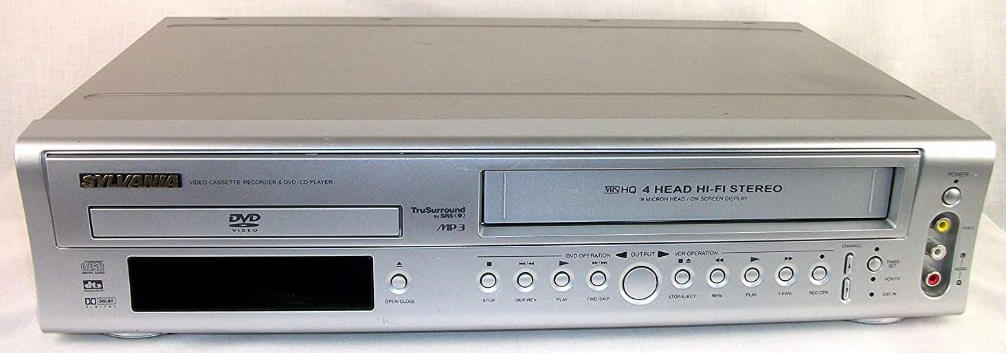 Sylvania SRD2900 (Used) VCR & DVD/CD Player Combination with Original