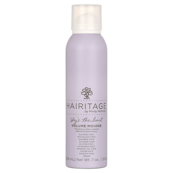 Hairitage Sky's The Limit Volume Mousse, Pequi Oil, Rose Hip and Sage, 7 oz