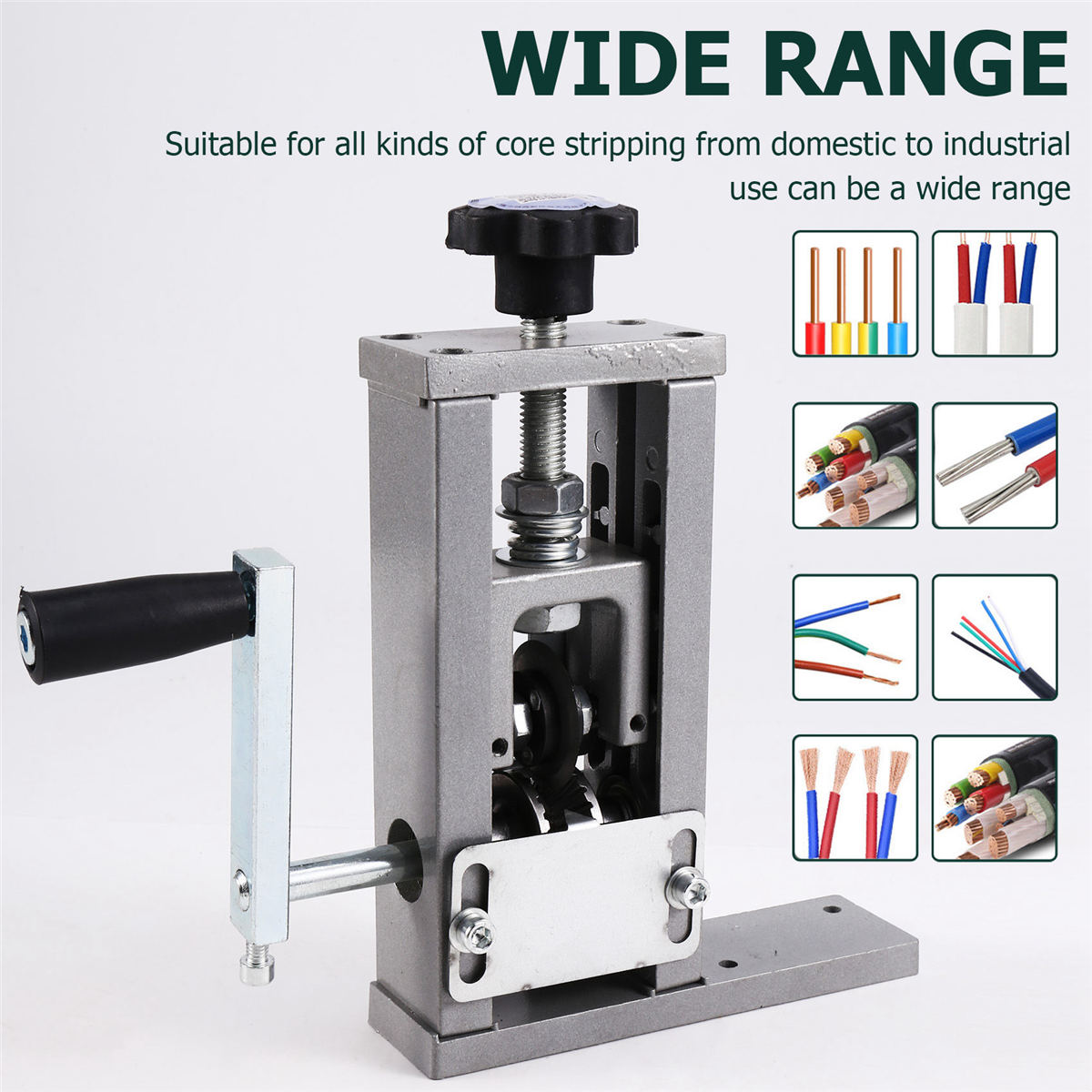 Wire Stripping Machine Wire Stripping Tool 1-21mm Cable Electric Peeling Machine Automatic Wire Stripper Cable,1 x Cutting Machine