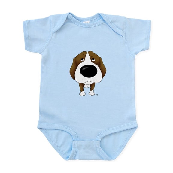 CafePress - Big Nose Beagle Infant Bodysuit - Baby Light Bodysuit, Size Newborn - 24 Months