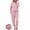 F Deep Pink, variant on UVN Pajama Sets for Women Waffle Knit Lounge Sets Long Sleeve Henley Shirts and Long Pants Sleepwear 2 Piece Pjs Soft Comfy Loungewear with Pockets