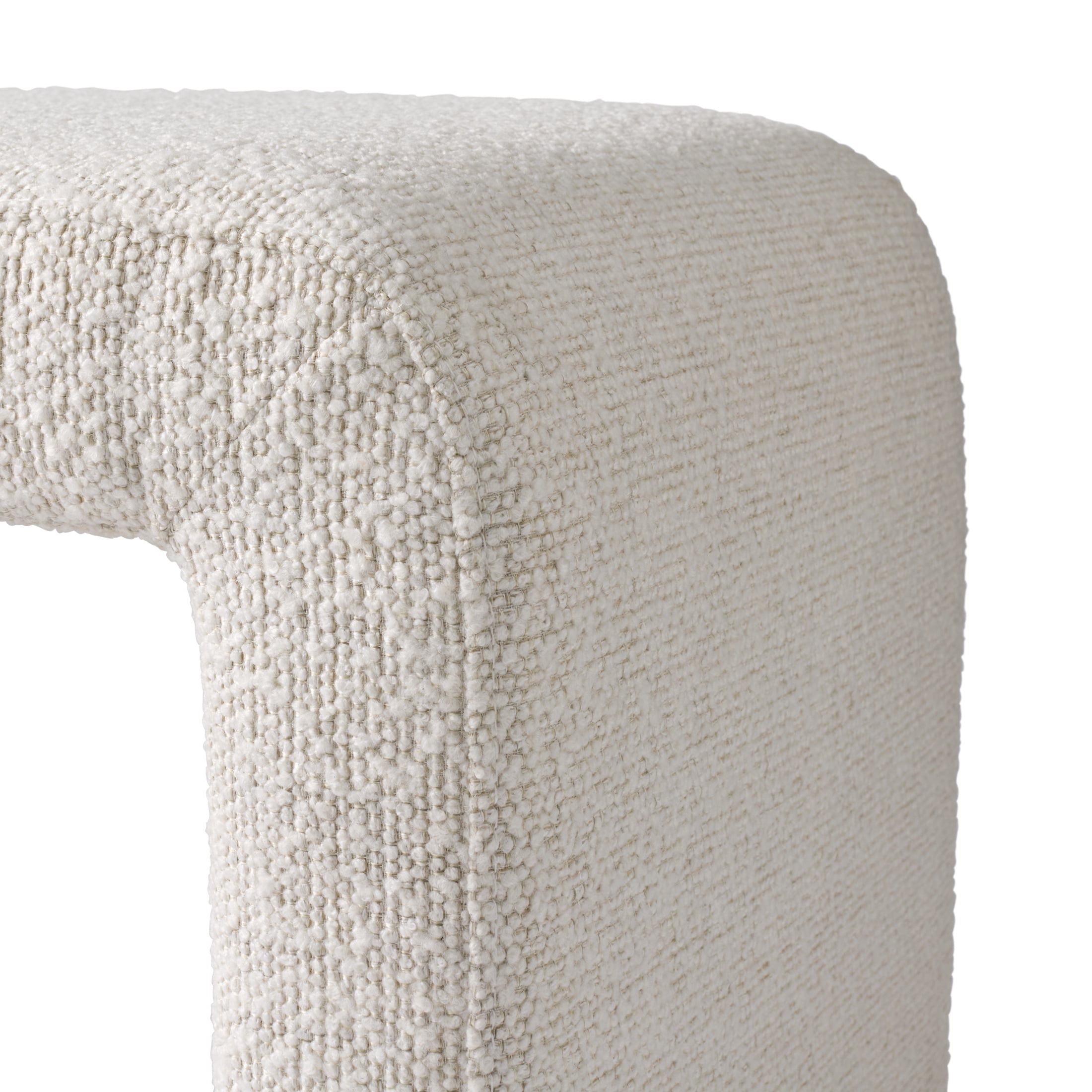 Better Homes & Gardens Juliet Boucle Waterfall Bench, Ivory