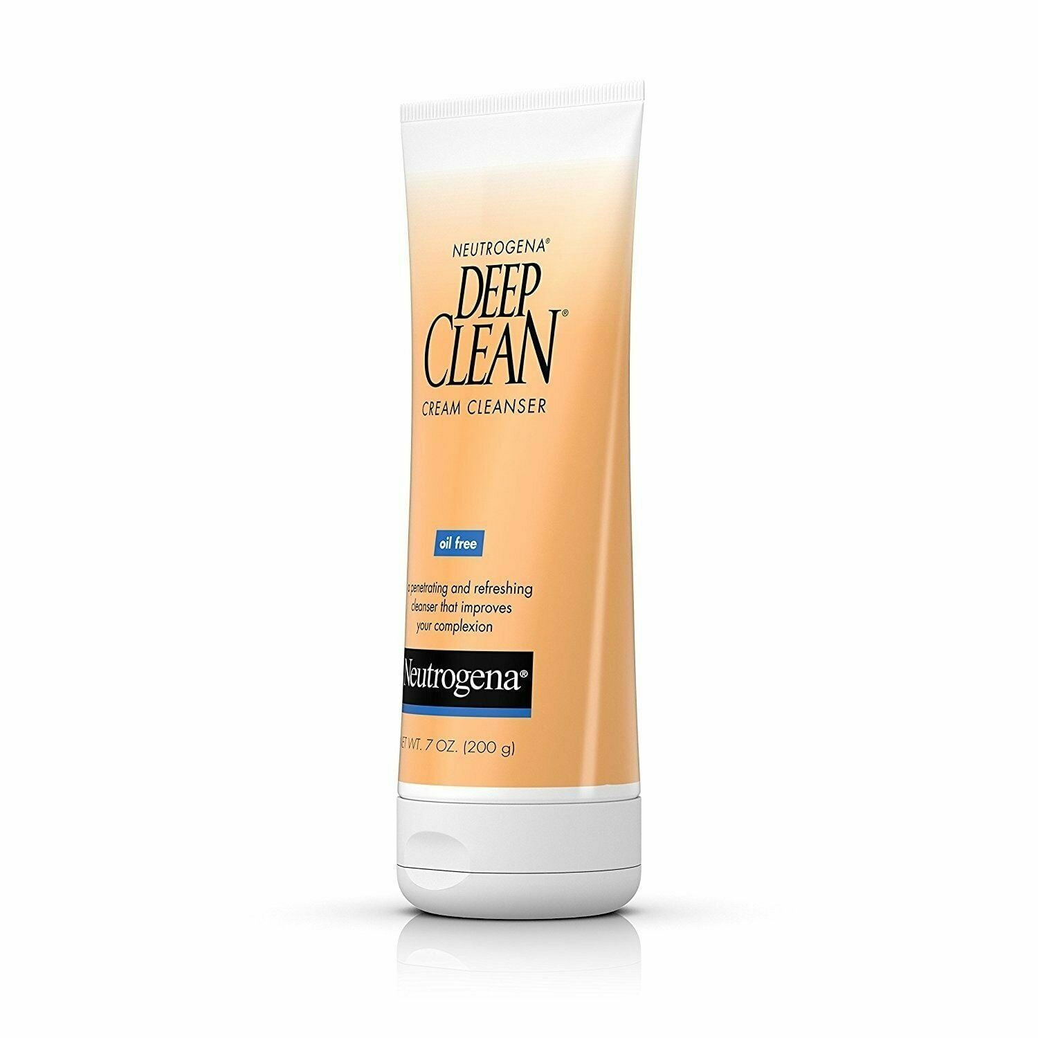 "3 Pack Neutrogena Deep Clean Cream Cleanser, Oil Free 7 oz (200 g) Each"