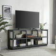 thumbnail image 2 of Evelyn&Zoe Thalia Rectangular TV Stand for TV's up to 75", Charcoal Gray, 2 of 9